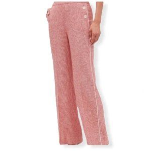 Banana Republic Wide Leg Striped Sailor Linen Pants